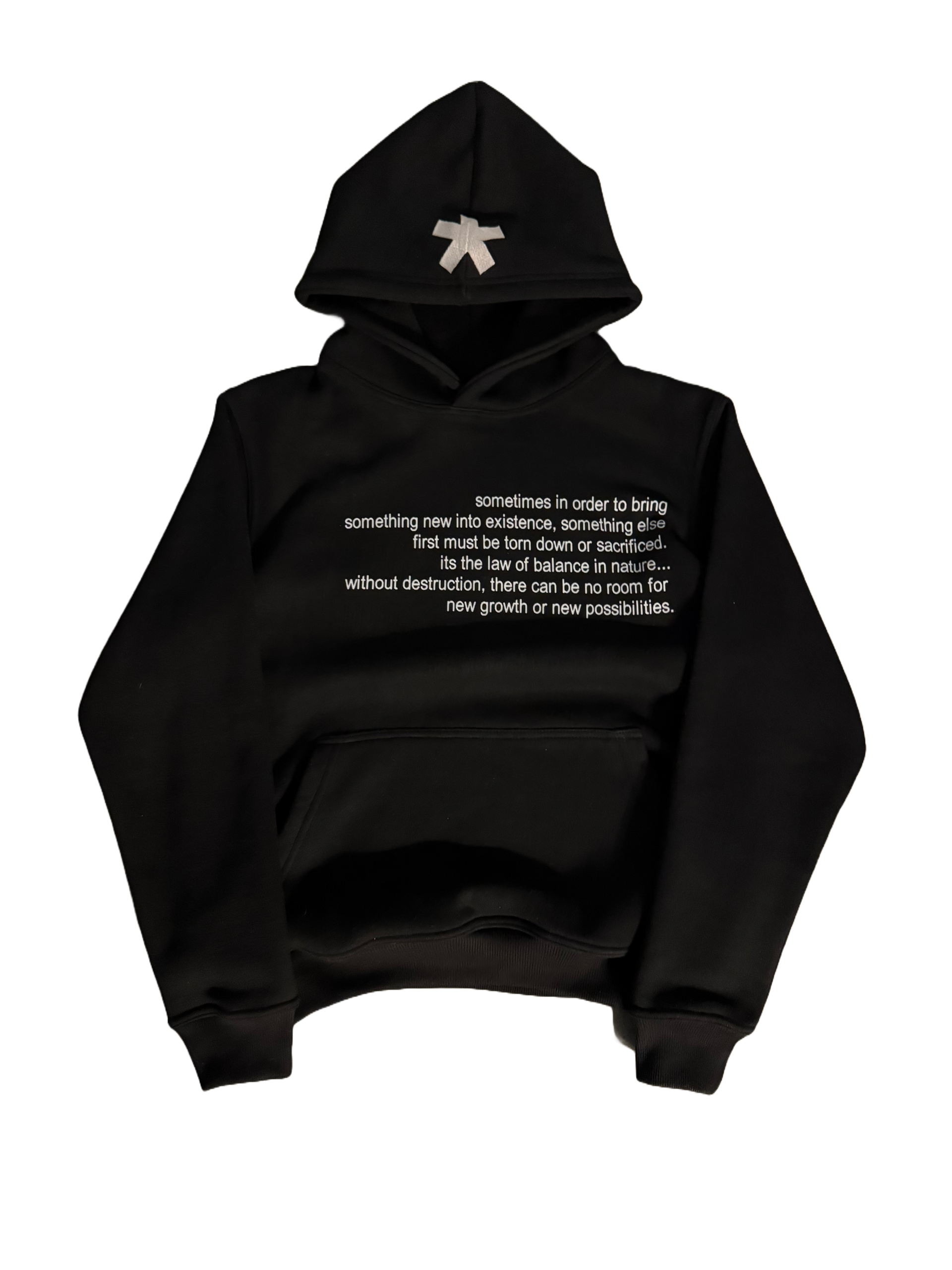 "Destruction" Hoodie - Black