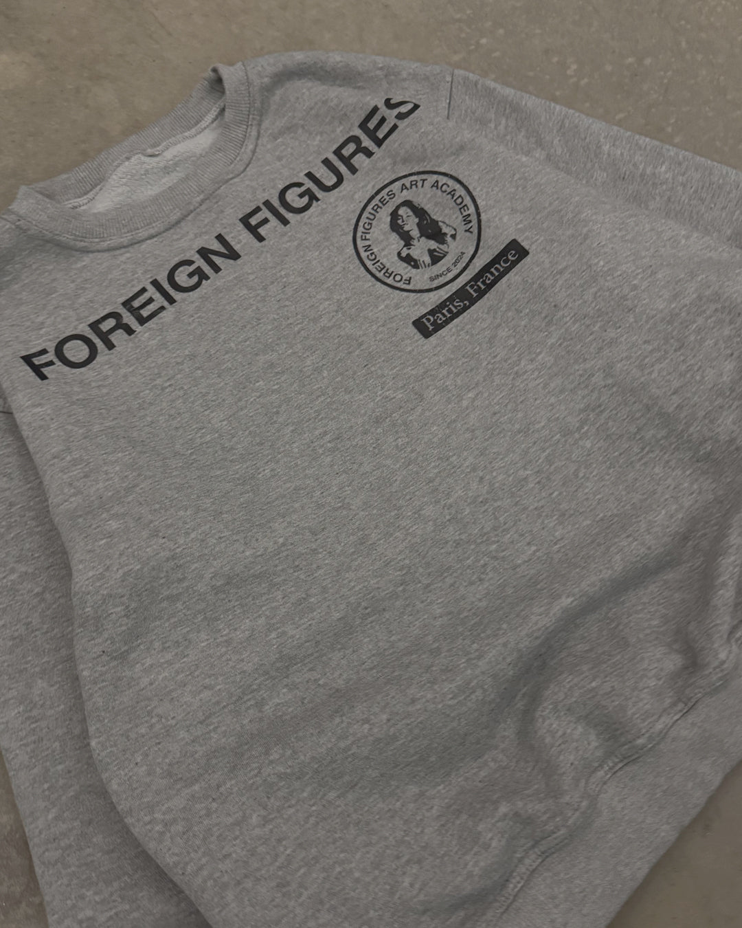 "Paris Hilton" Crewneck - Grey